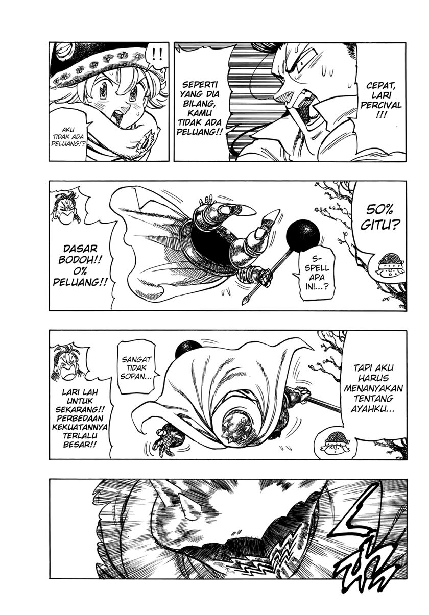Halaman 8 dari Mokushiroku no Yonkishi Chapter 5