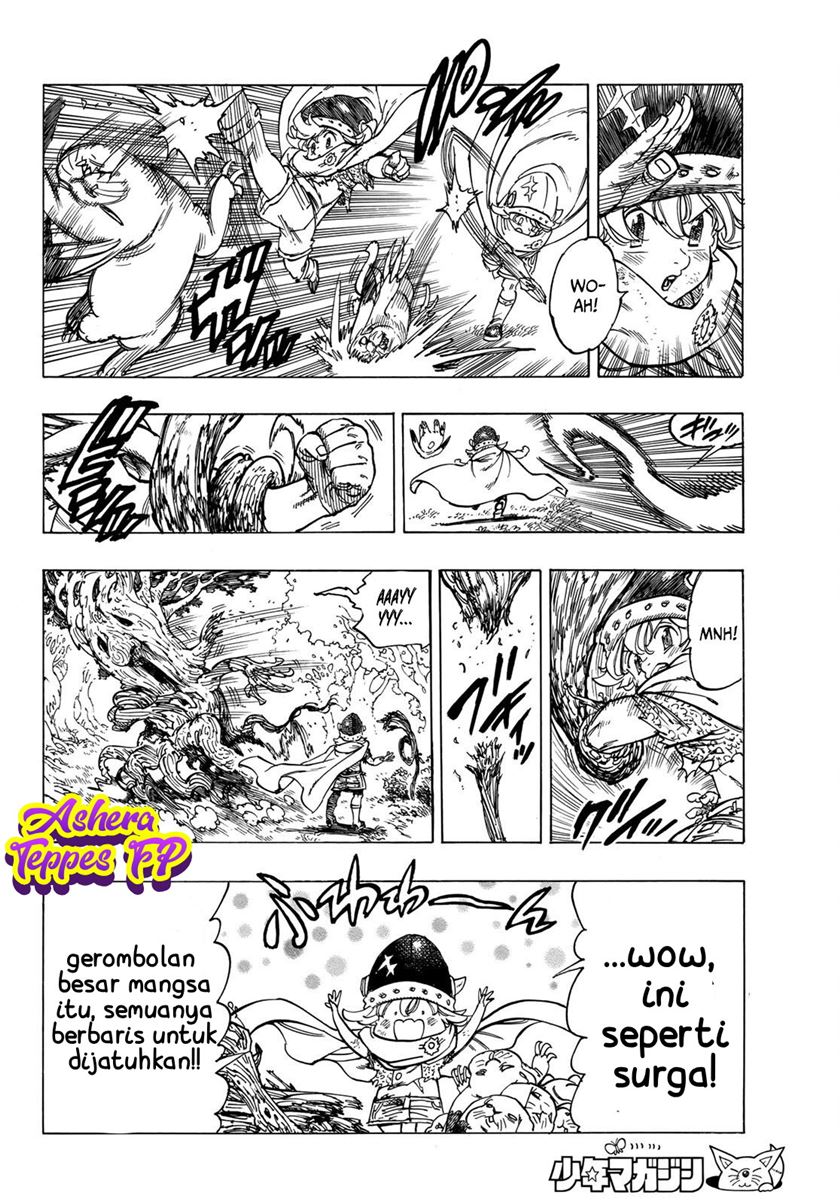 Halaman 13 dari Mokushiroku no Yonkishi Chapter 7