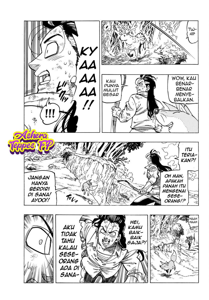 Halaman 8 dari Mokushiroku no Yonkishi Chapter 7