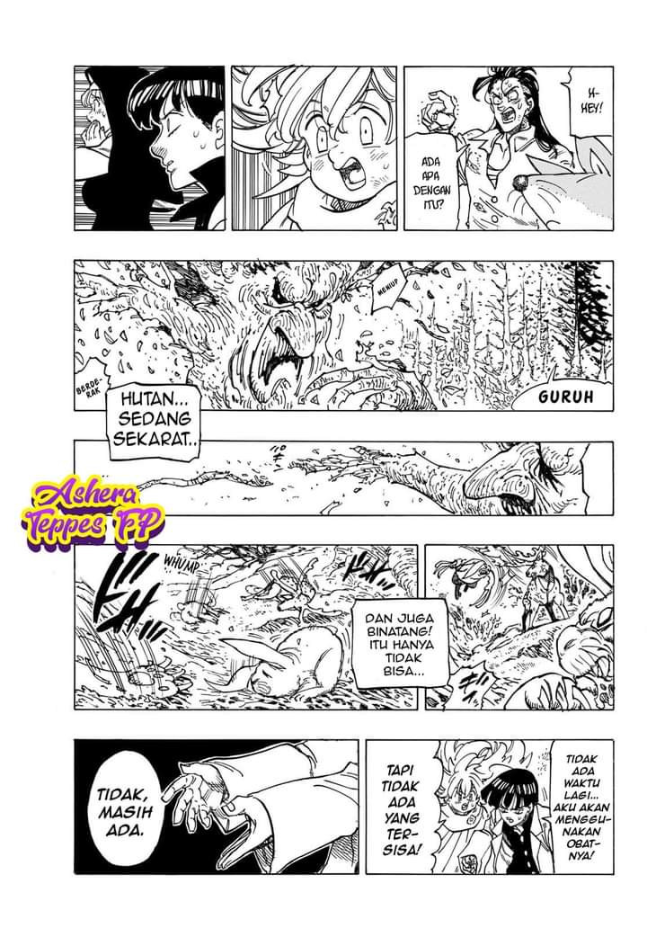 Halaman 14 dari Mokushiroku no Yonkishi Chapter 9