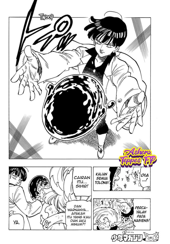 Halaman 15 dari Mokushiroku no Yonkishi Chapter 9