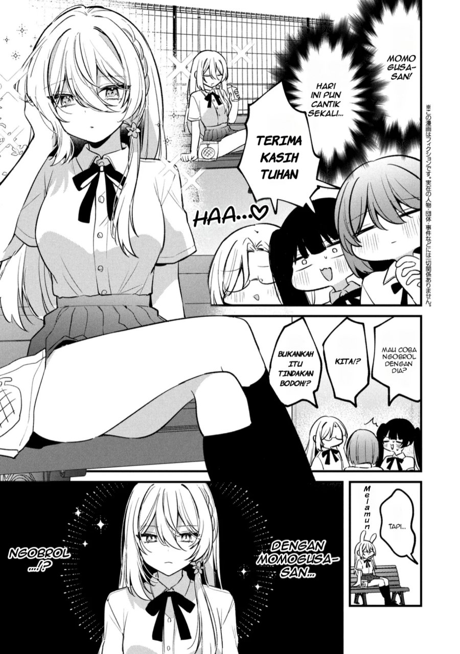 Halaman 2 dari Momogusa-san ga Monogusa Sugiru!! Chapter 14.1