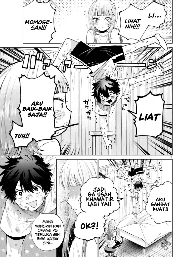 Halaman 12 dari Momose Akira no Hatsukoi Hatan-chuu. Chapter 10