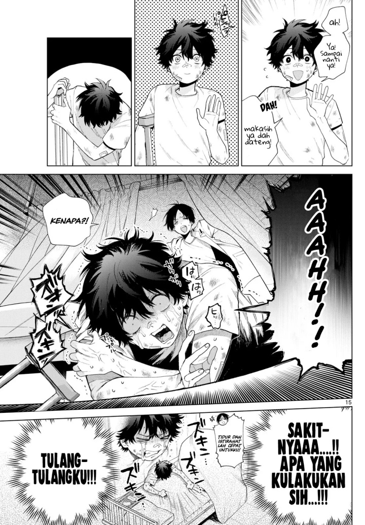 Halaman 15 dari Momose Akira no Hatsukoi Hatan-chuu. Chapter 10