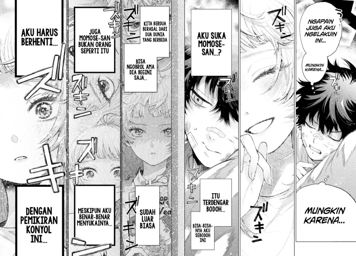 Halaman 16 dari Momose Akira no Hatsukoi Hatan-chuu. Chapter 10
