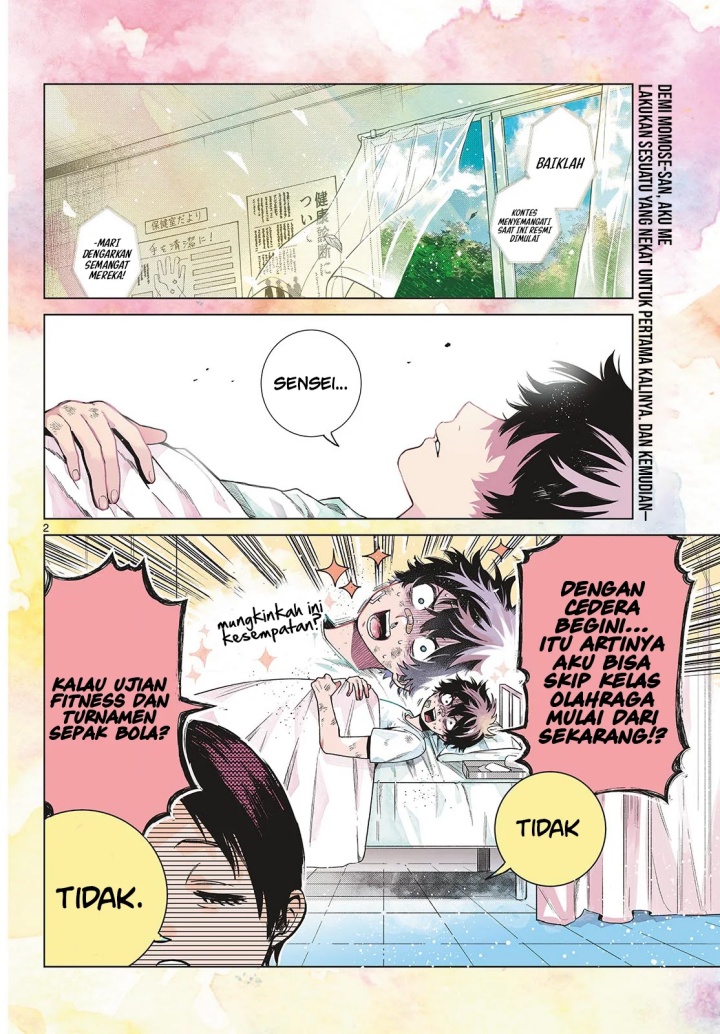 Halaman 3 dari Momose Akira no Hatsukoi Hatan-chuu. Chapter 10