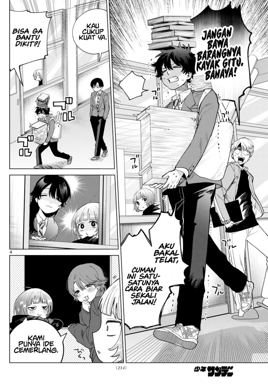 Halaman 5 dari Momose Akira no Hatsukoi Hatan-chuu. Chapter 12