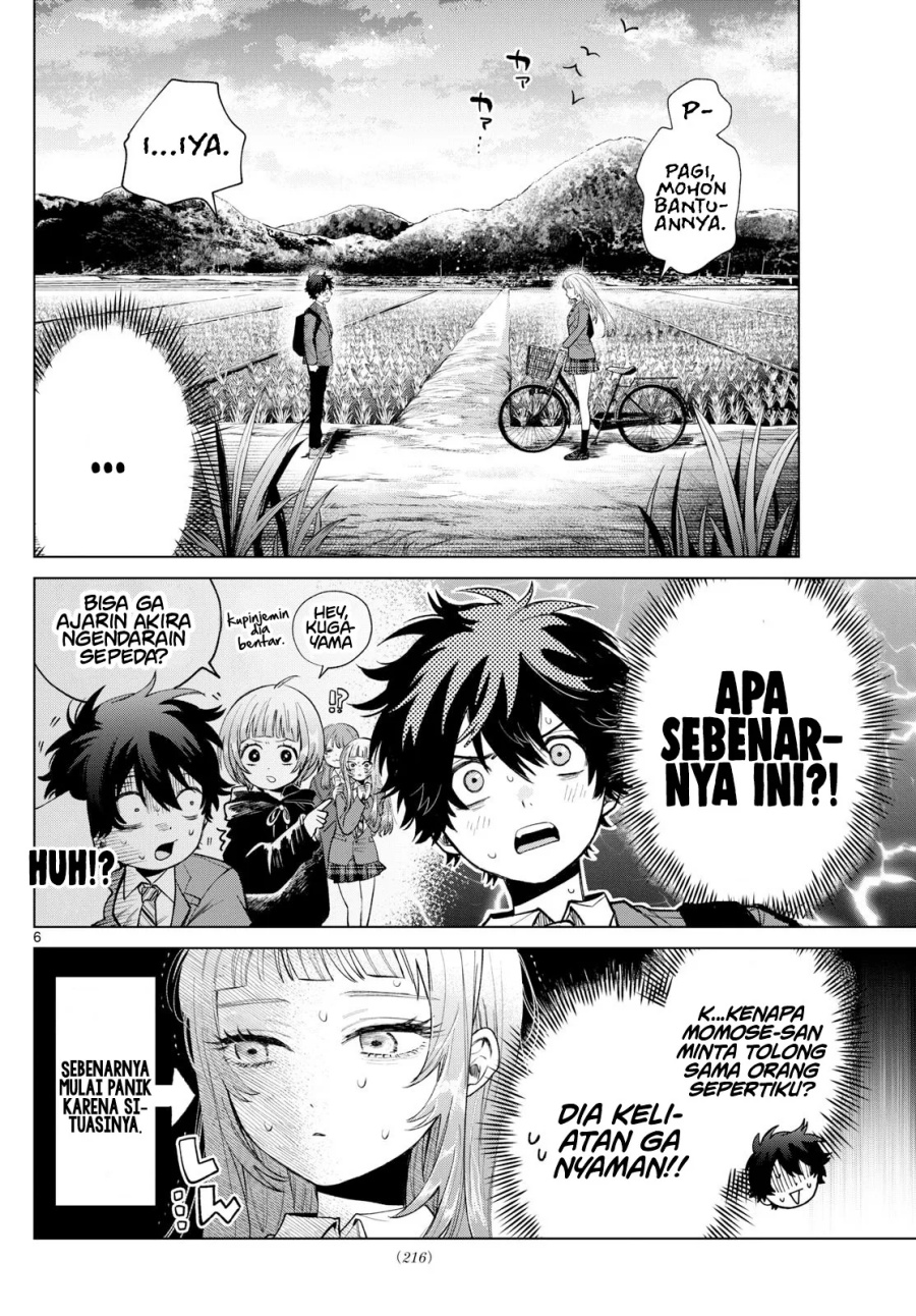 Halaman 7 dari Momose Akira no Hatsukoi Hatan-chuu. Chapter 12