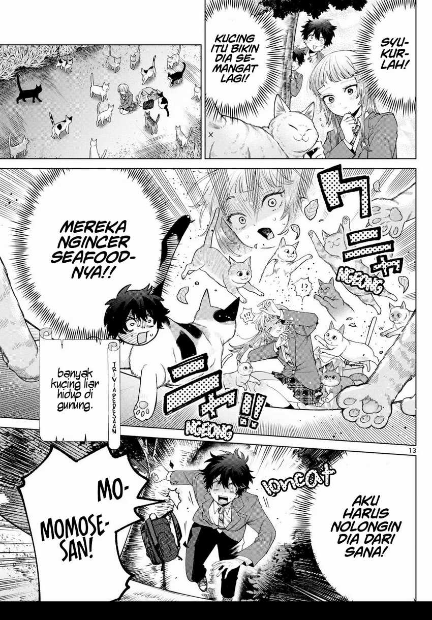 Halaman 14 dari Momose Akira no Hatsukoi Hatan-chuu. Chapter 13