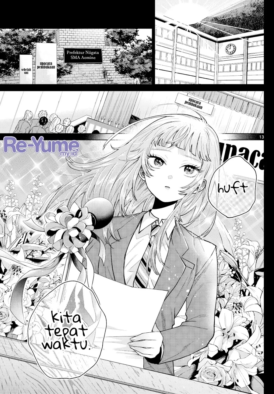 Halaman 14 dari Momose Akira no Hatsukoi Hatan-chuu. Chapter 14