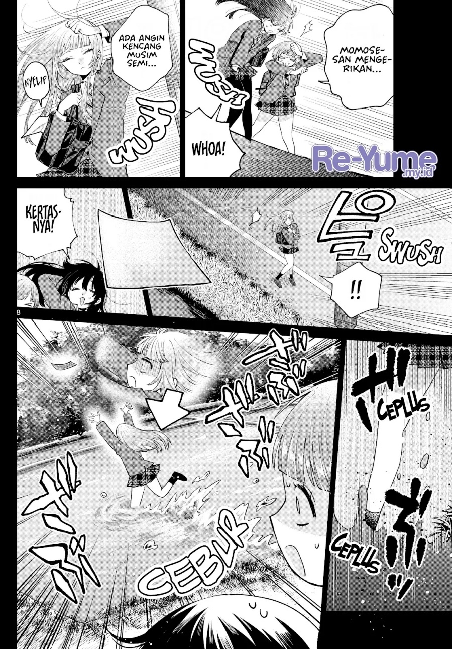 Halaman 9 dari Momose Akira no Hatsukoi Hatan-chuu. Chapter 14