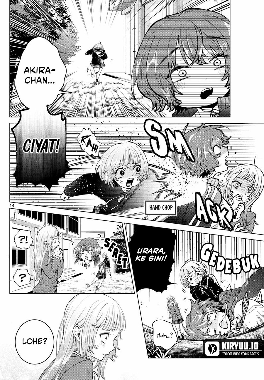 Halaman 15 dari Momose Akira no Hatsukoi Hatan-chuu. Chapter 16