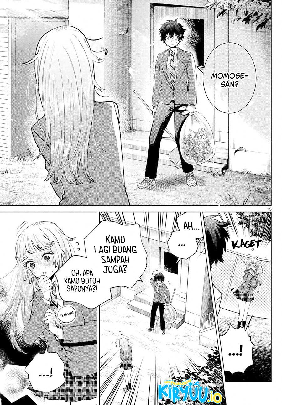 Halaman 16 dari Momose Akira no Hatsukoi Hatan-chuu. Chapter 16