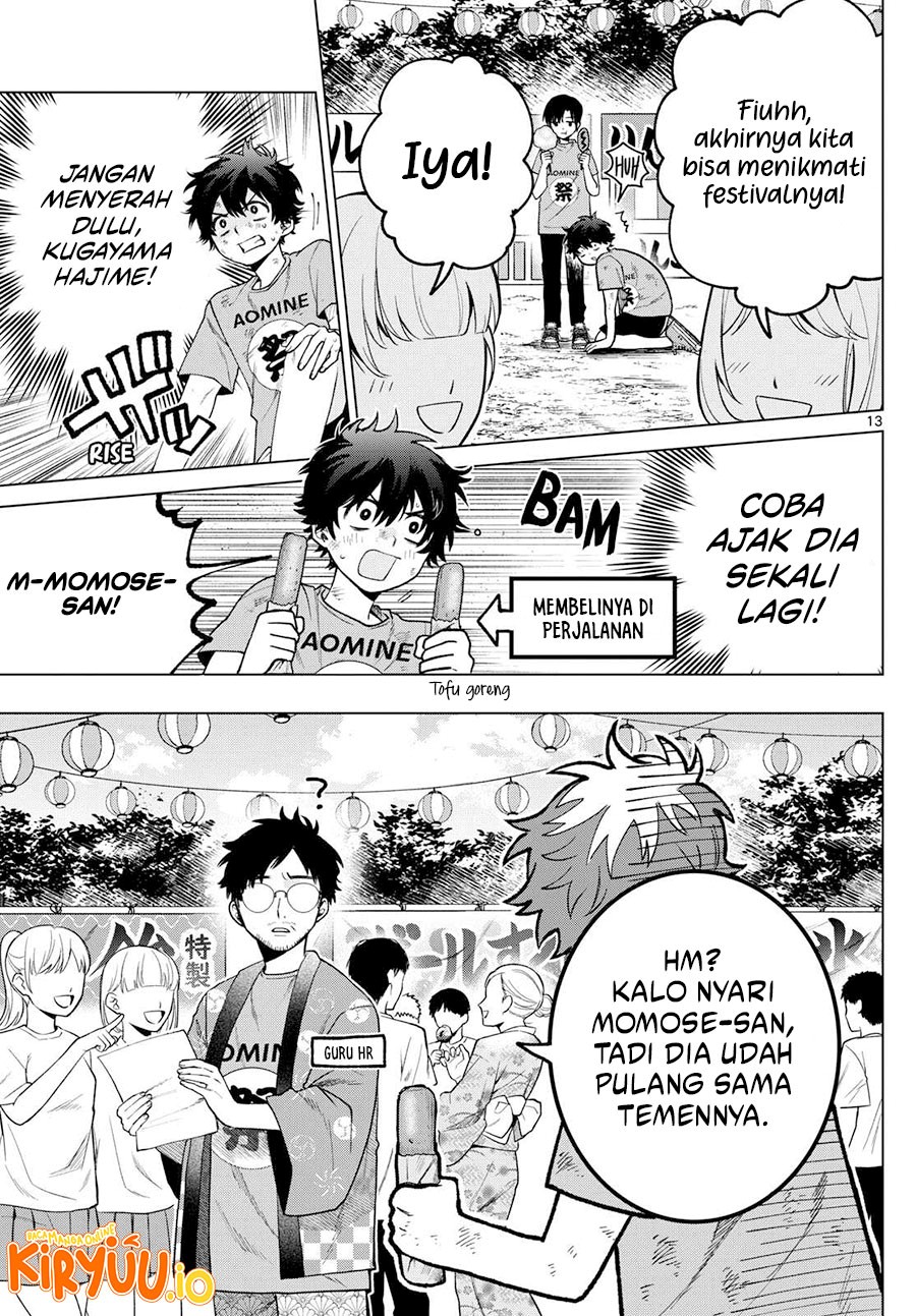 Halaman 14 dari Momose Akira no Hatsukoi Hatan-chuu. Chapter 18