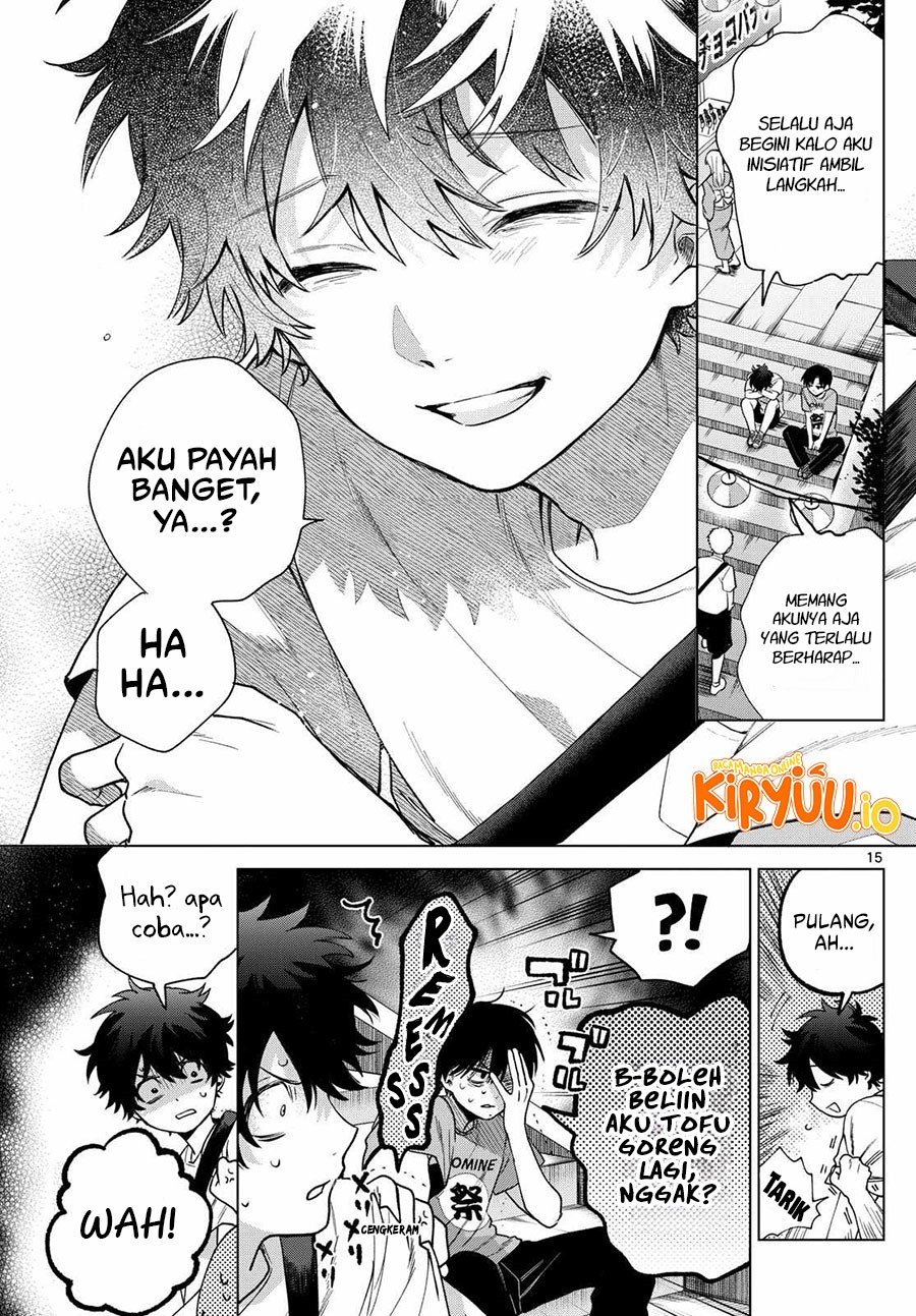 Halaman 16 dari Momose Akira no Hatsukoi Hatan-chuu. Chapter 18