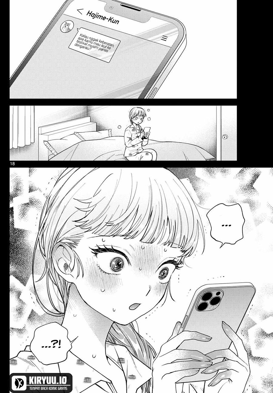 Halaman 19 dari Momose Akira no Hatsukoi Hatan-chuu. Chapter 18