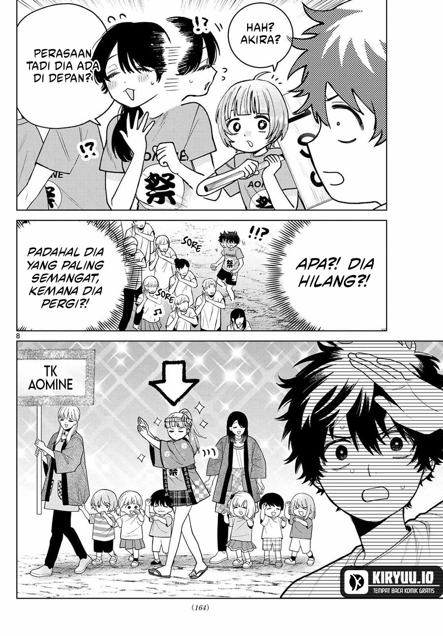 Halaman 9 dari Momose Akira no Hatsukoi Hatan-chuu. Chapter 18