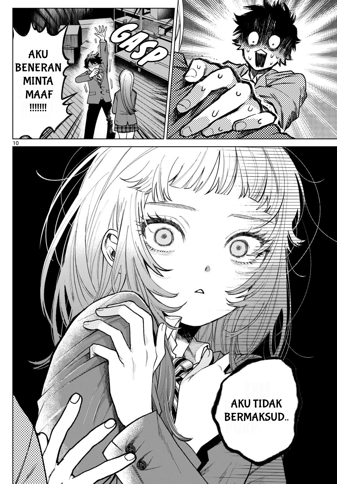 Halaman 11 dari Momose Akira no Hatsukoi Hatan-chuu. Chapter 2