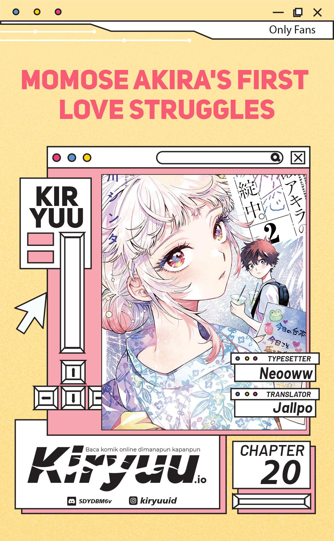 Halaman 1 dari Momose Akira no Hatsukoi Hatan-chuu. Chapter 20