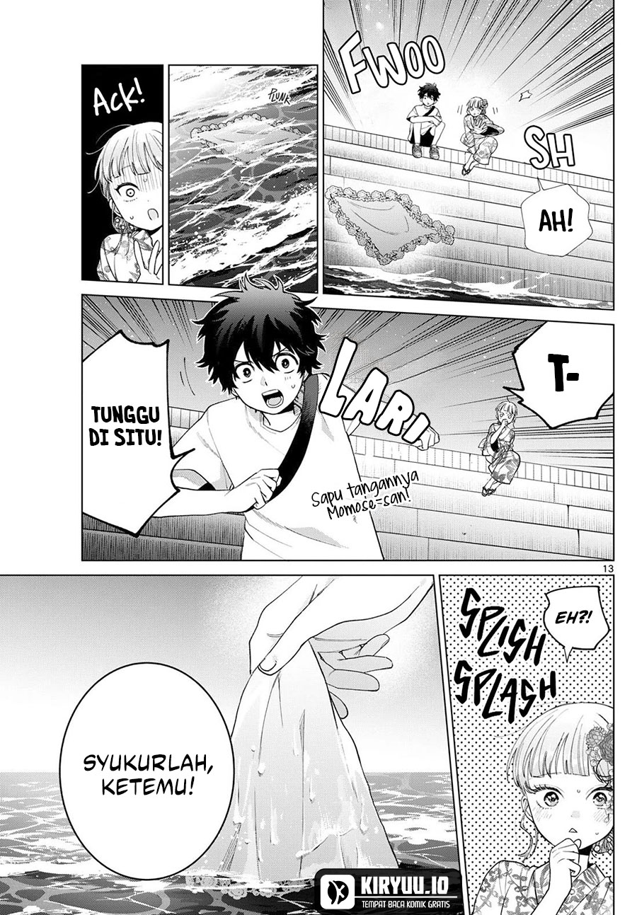 Halaman 13 dari Momose Akira no Hatsukoi Hatan-chuu. Chapter 20
