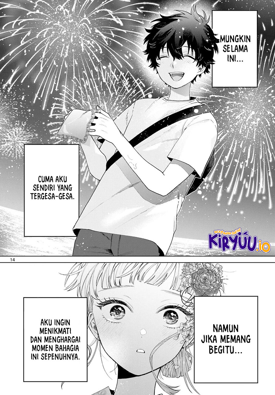 Halaman 14 dari Momose Akira no Hatsukoi Hatan-chuu. Chapter 20