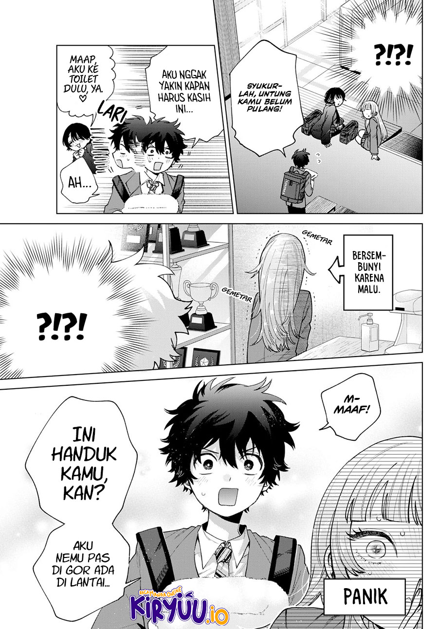 Halaman 14 dari Momose Akira no Hatsukoi Hatan-chuu. Chapter 23