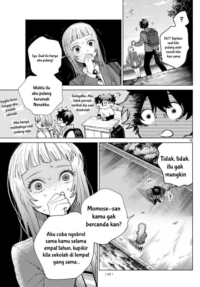 Halaman 19 dari Momose Akira no Hatsukoi Hatan-chuu. Chapter 3
