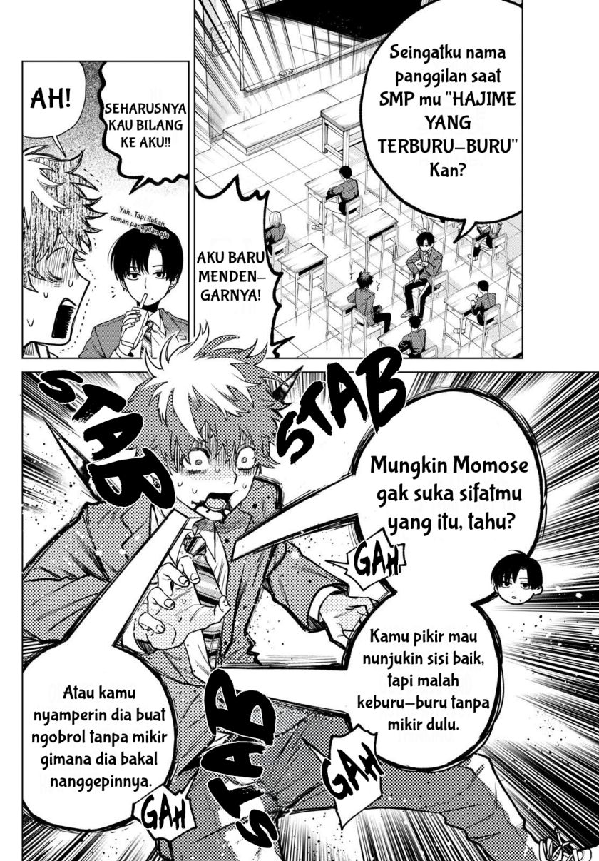 Halaman 6 dari Momose Akira no Hatsukoi Hatan-chuu. Chapter 3