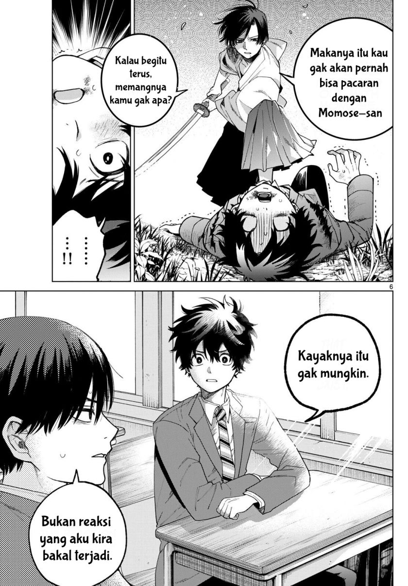 Halaman 7 dari Momose Akira no Hatsukoi Hatan-chuu. Chapter 3