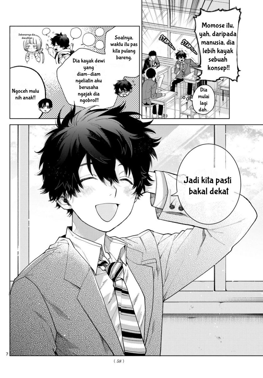 Halaman 8 dari Momose Akira no Hatsukoi Hatan-chuu. Chapter 3