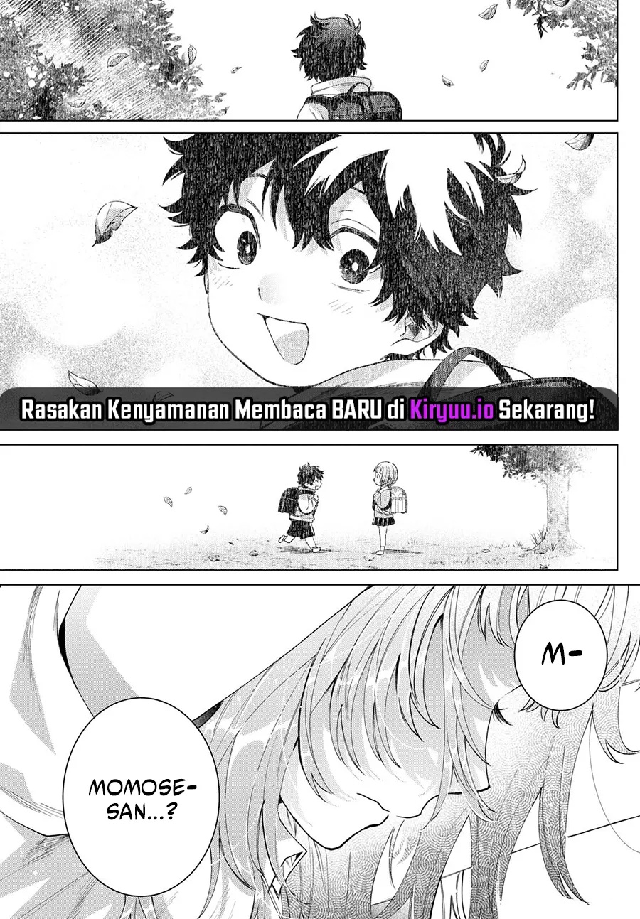 Halaman 16 dari Momose Akira no Hatsukoi Hatan-chuu. Chapter 30