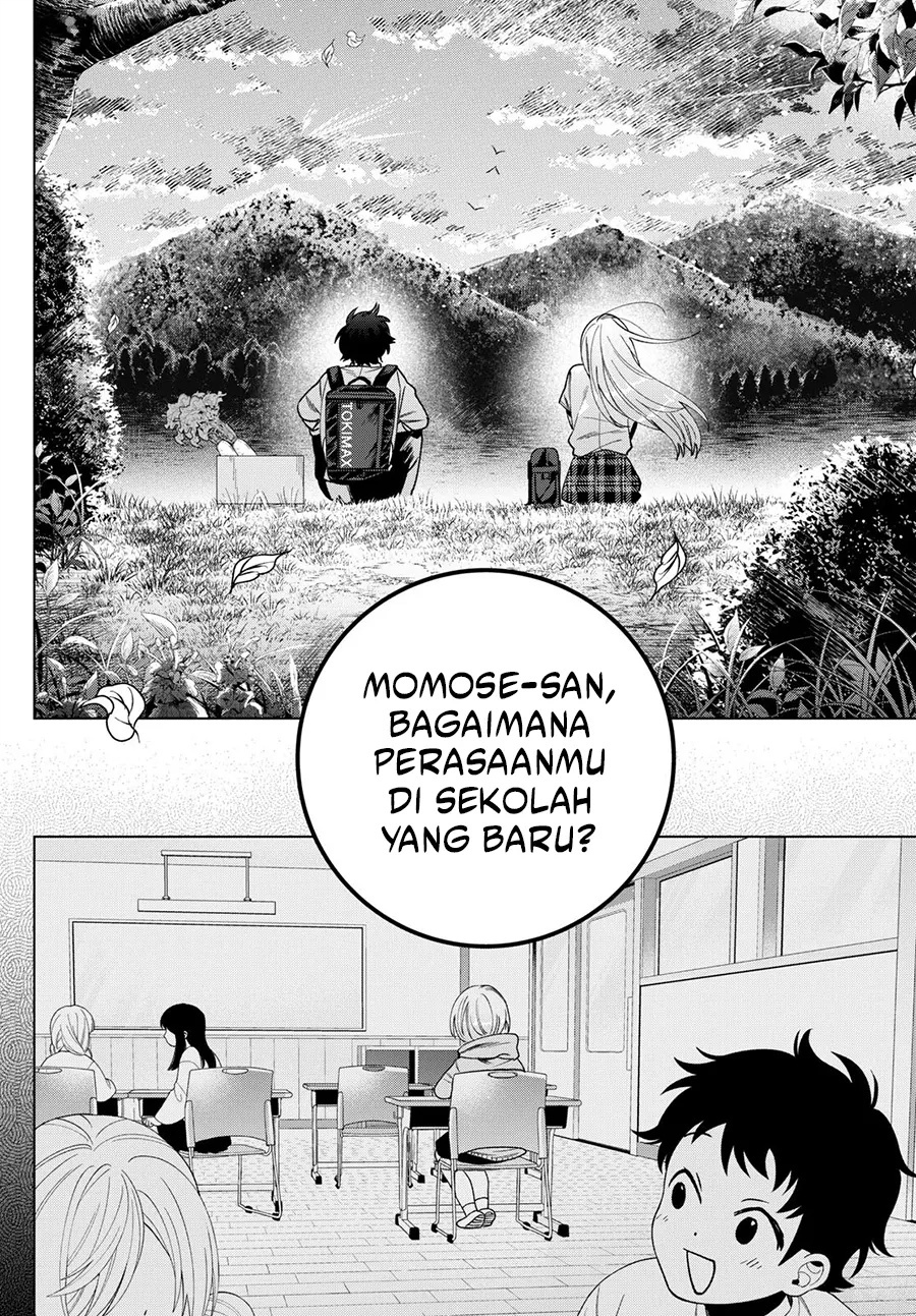 Halaman 9 dari Momose Akira no Hatsukoi Hatan-chuu. Chapter 32