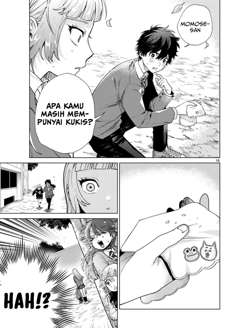Halaman 17 dari Momose Akira no Hatsukoi Hatan-chuu. Chapter 5