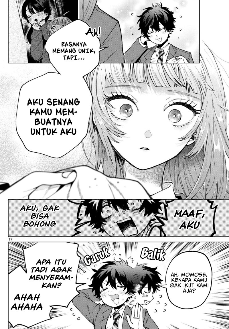 Halaman 18 dari Momose Akira no Hatsukoi Hatan-chuu. Chapter 5