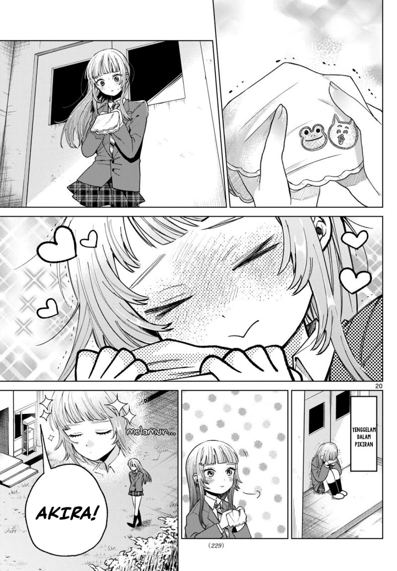 Halaman 21 dari Momose Akira no Hatsukoi Hatan-chuu. Chapter 5