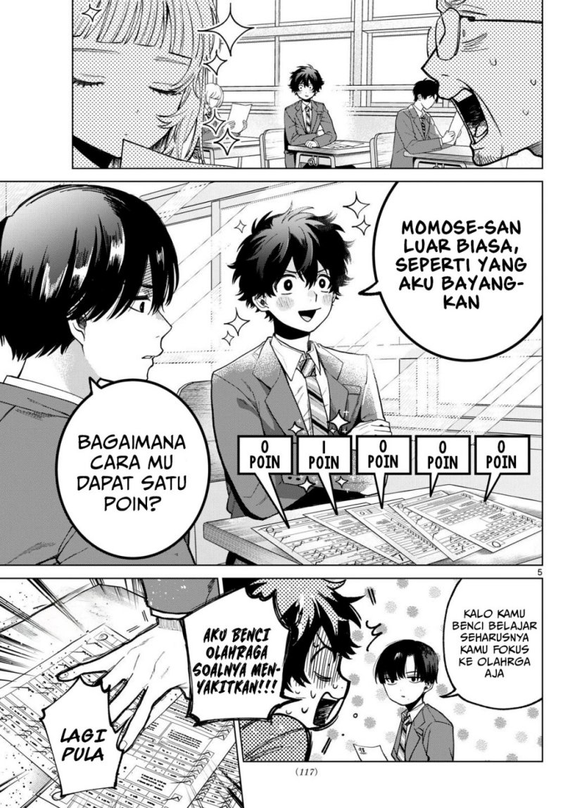 Halaman 6 dari Momose Akira no Hatsukoi Hatan-chuu. Chapter 6