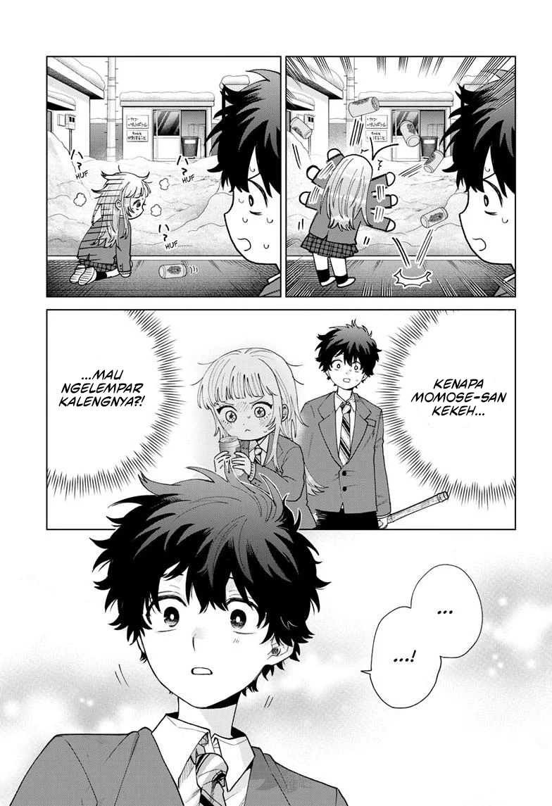 Halaman 16 dari Momose Akira no Hatsukoi Hatan-chuu. Chapter 77