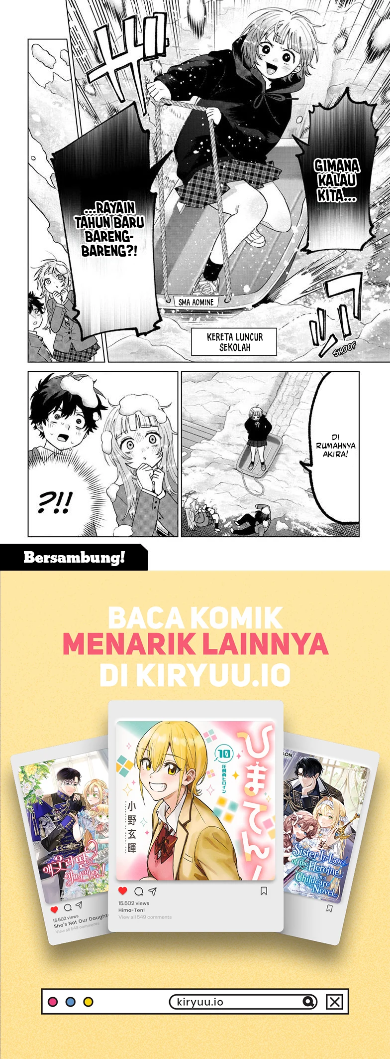 Halaman 23 dari Momose Akira no Hatsukoi Hatan-chuu. Chapter 77