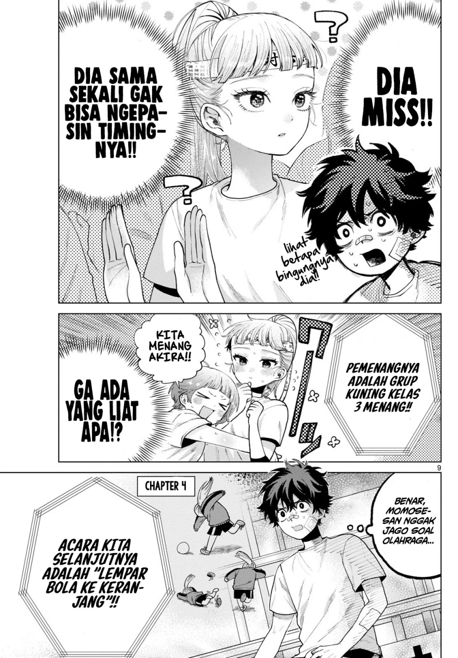 Halaman 10 dari Momose Akira no Hatsukoi Hatan-chuu. Chapter 8