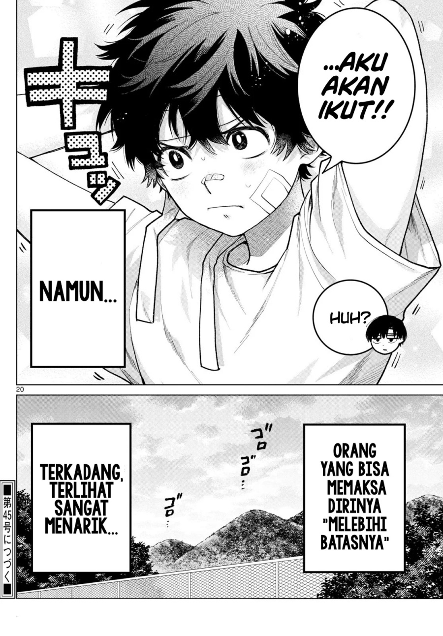 Halaman 21 dari Momose Akira no Hatsukoi Hatan-chuu. Chapter 8