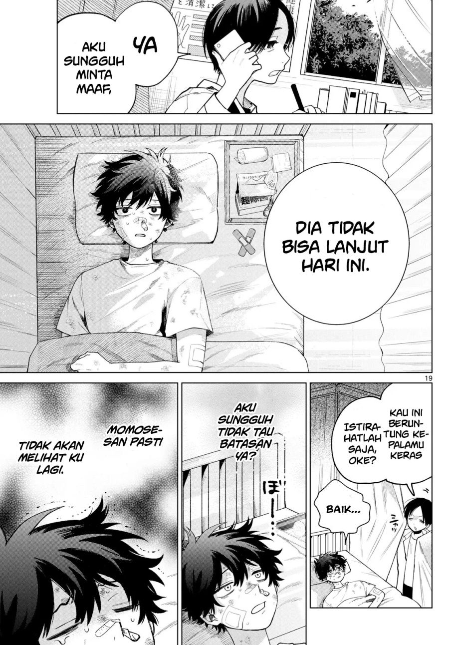 Halaman 20 dari Momose Akira no Hatsukoi Hatan-chuu. Chapter 9