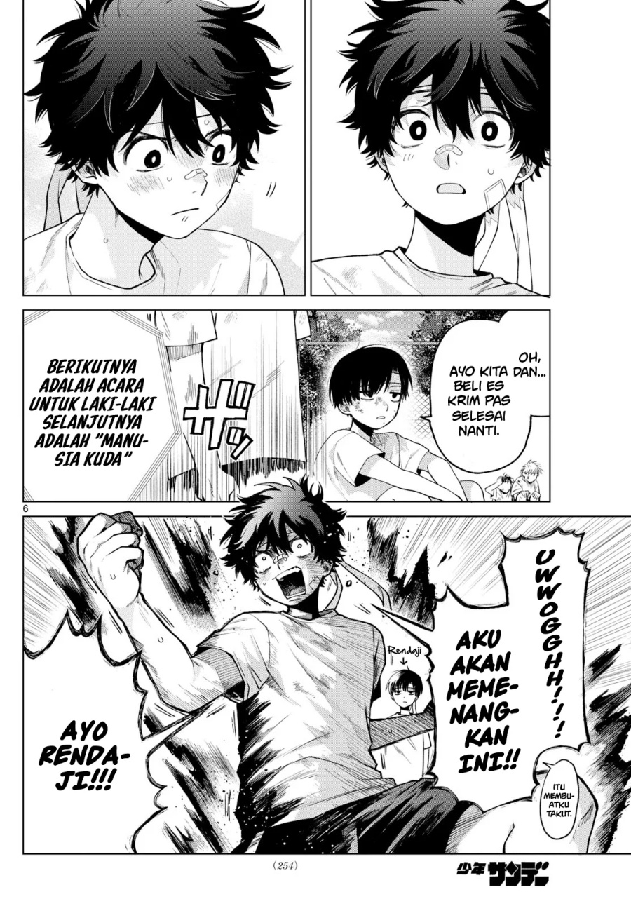 Halaman 7 dari Momose Akira no Hatsukoi Hatan-chuu. Chapter 9