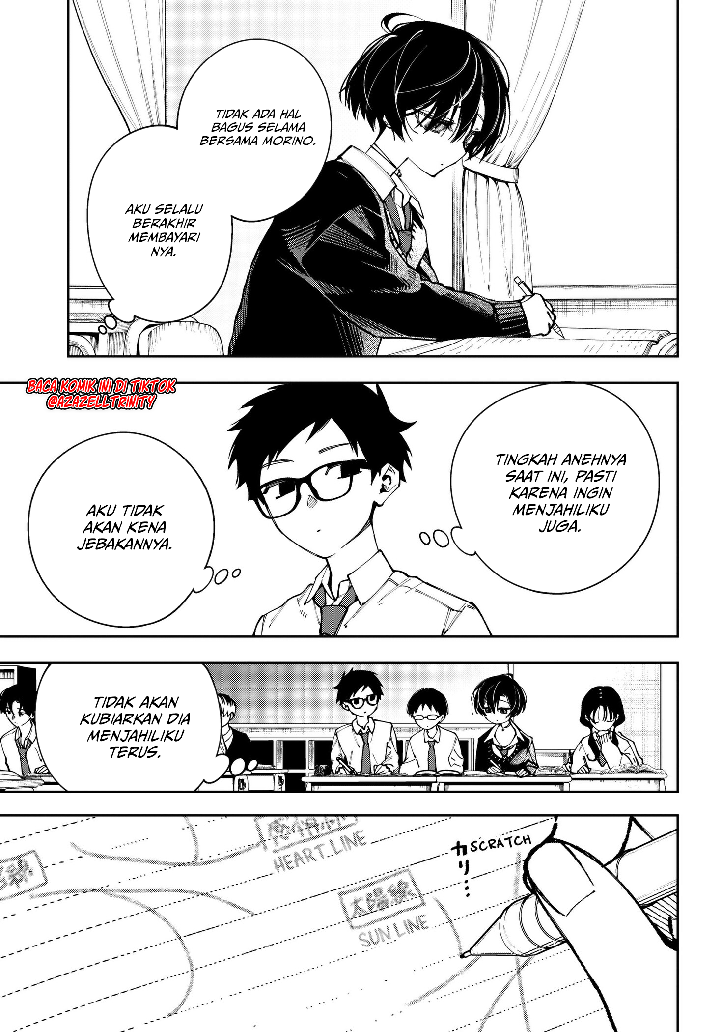 Halaman 10 dari Morino-san Darugaramu Chapter 1