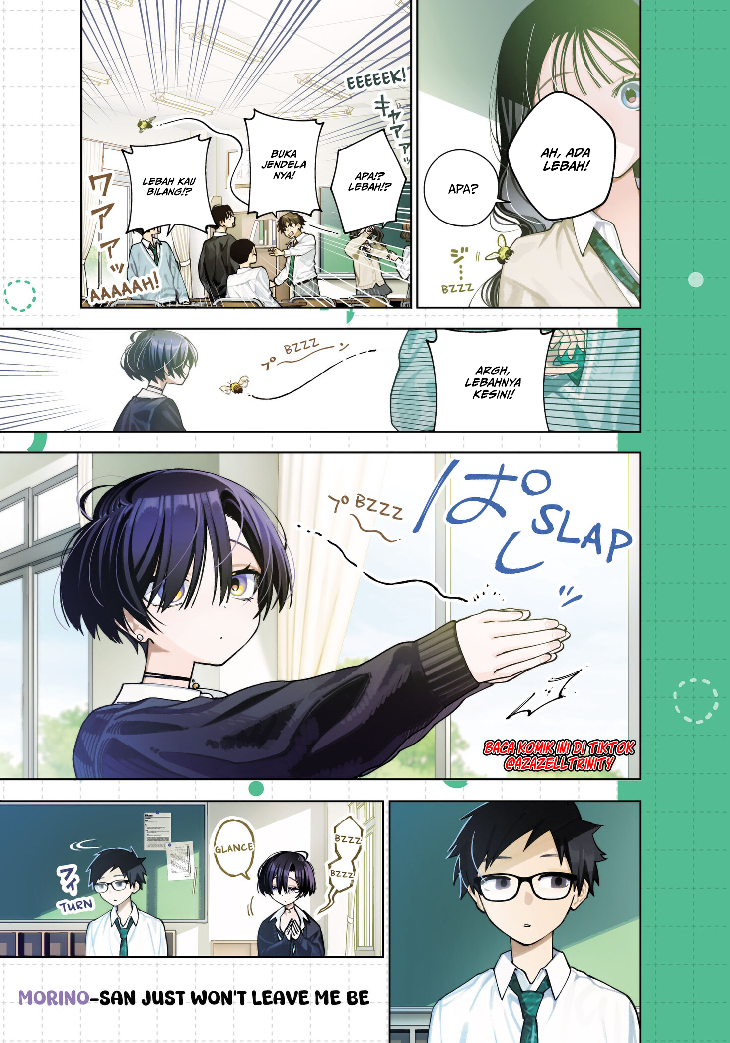 Halaman 2 dari Morino-san Darugaramu Chapter 1