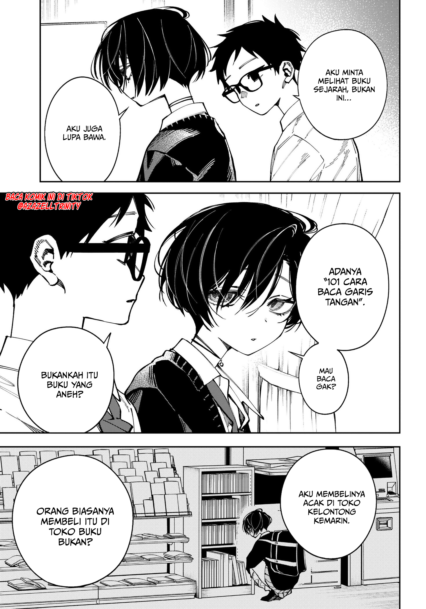 Halaman 8 dari Morino-san Darugaramu Chapter 1