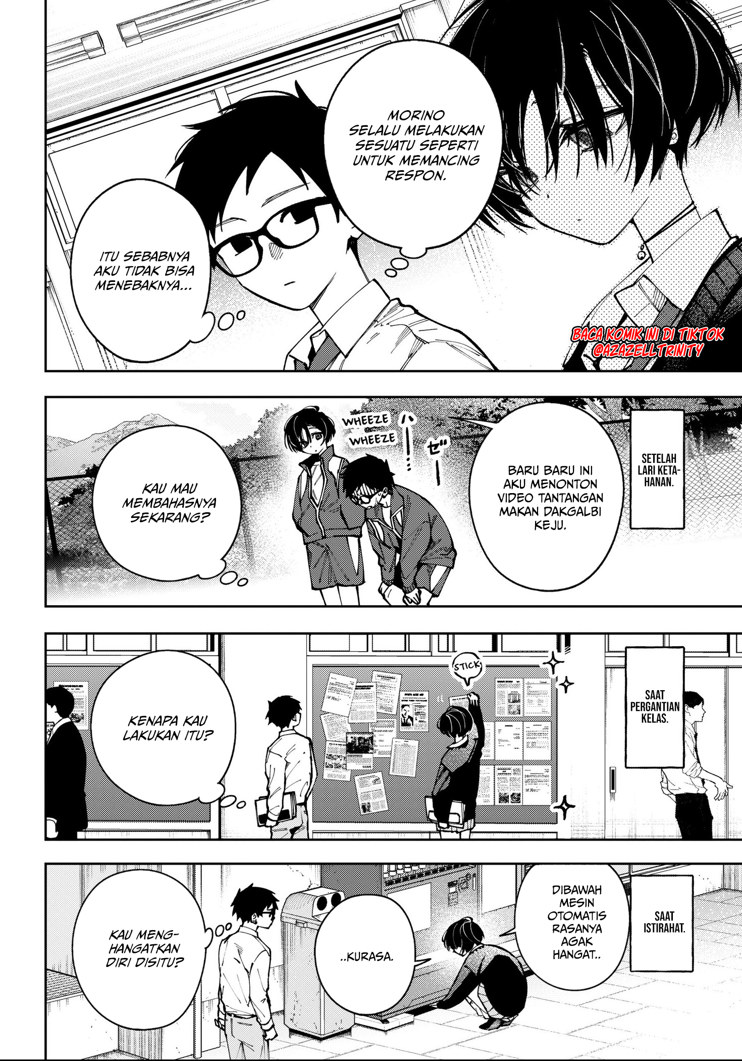 Halaman 9 dari Morino-san Darugaramu Chapter 1