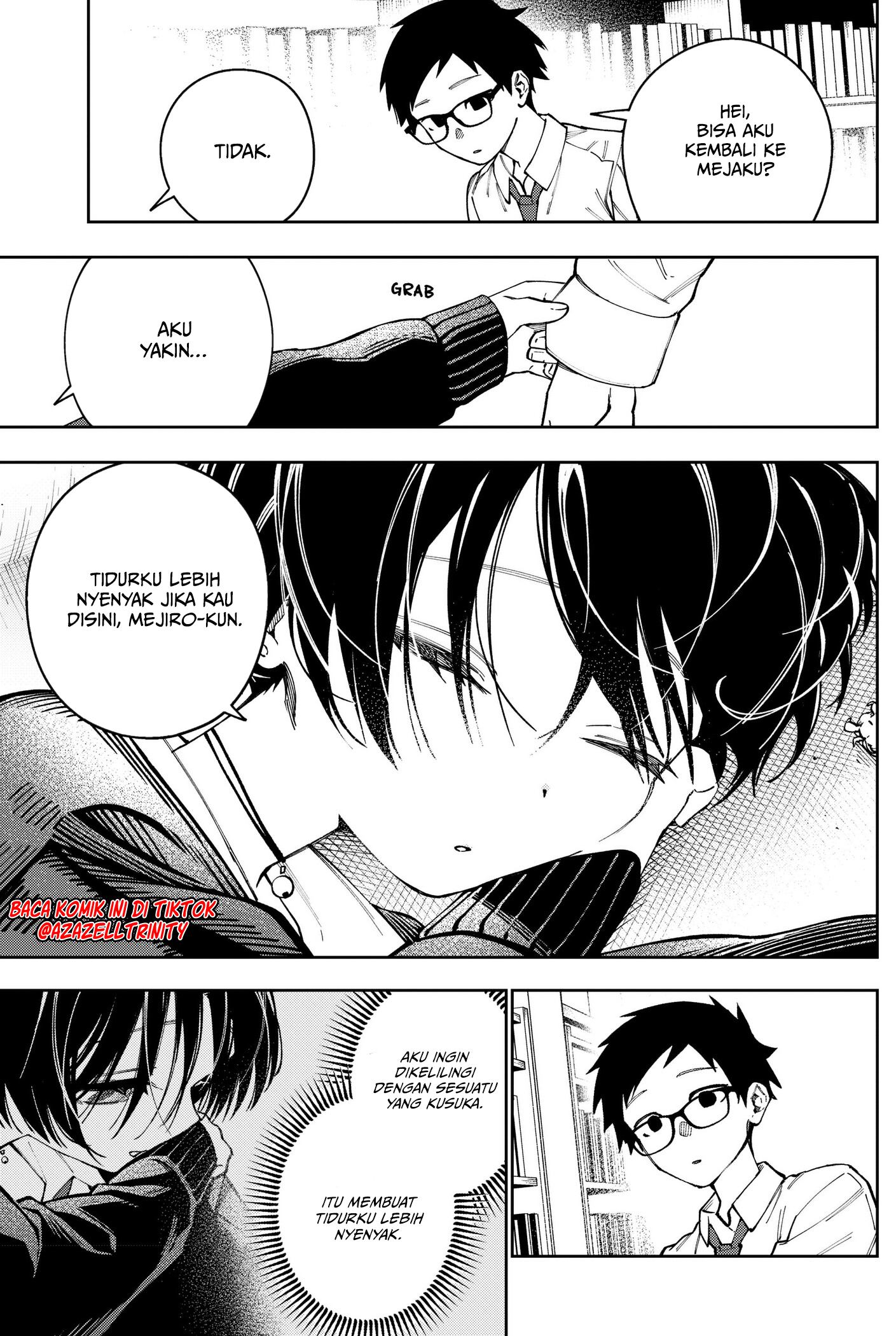 Halaman 10 dari Morino-san Darugaramu Chapter 2