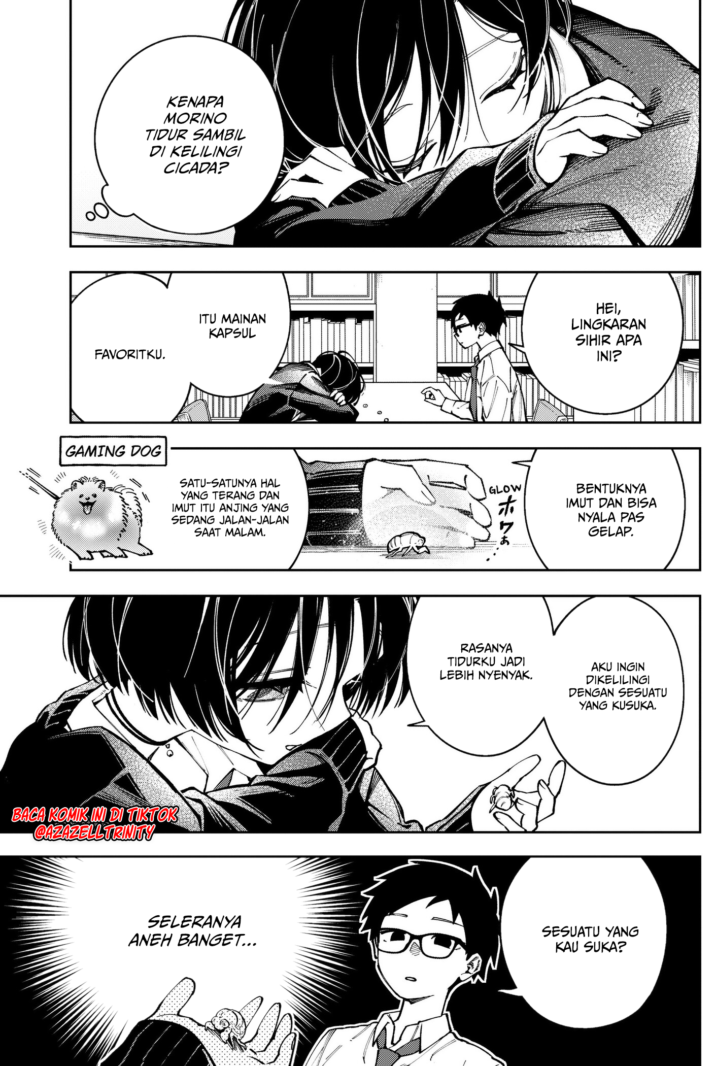 Halaman 4 dari Morino-san Darugaramu Chapter 2