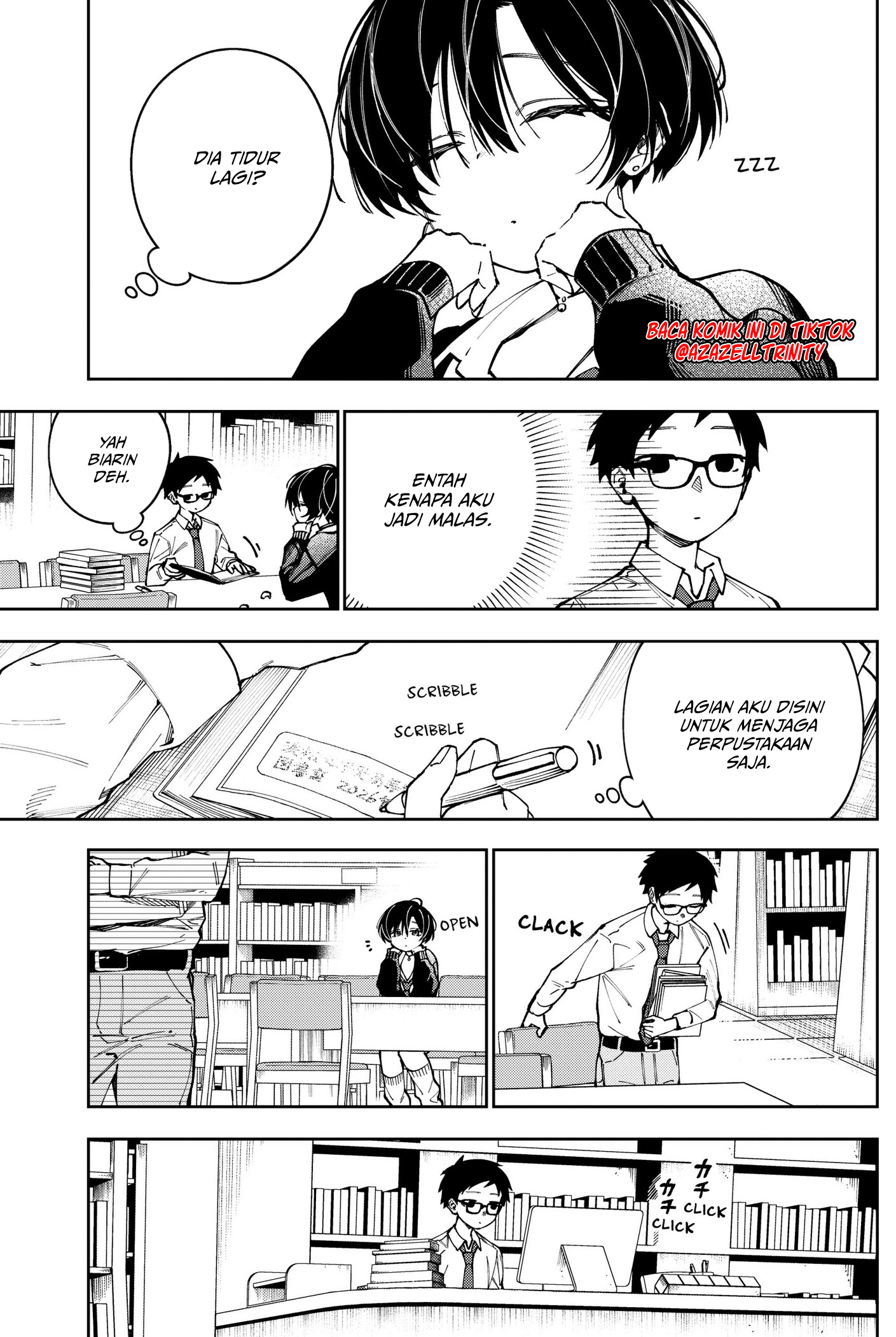 Halaman 6 dari Morino-san Darugaramu Chapter 2