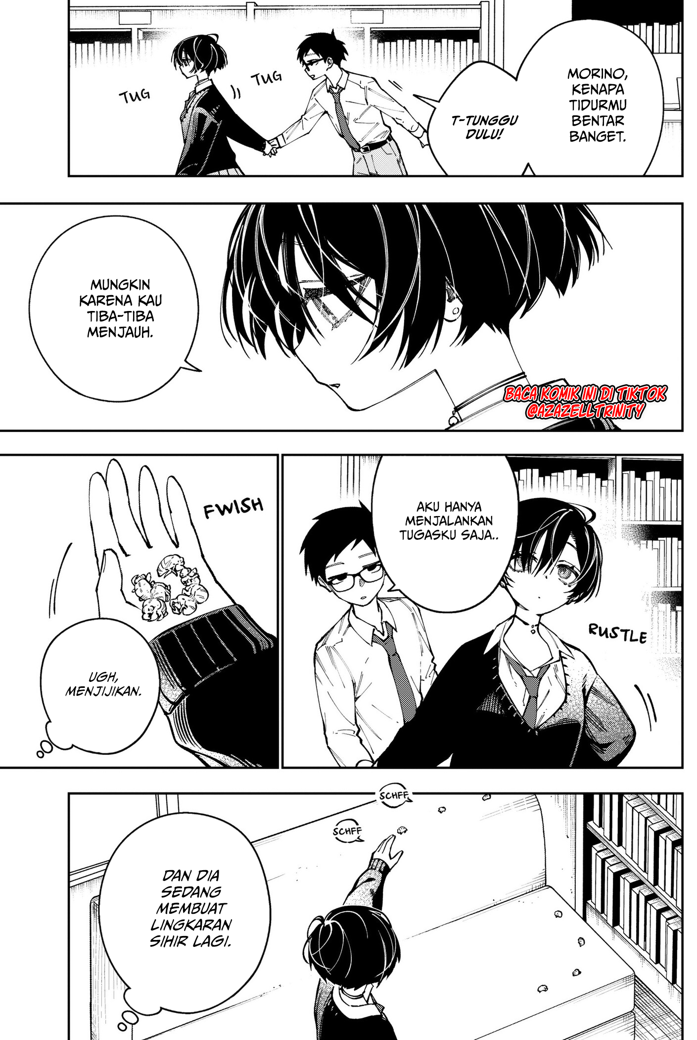 Halaman 8 dari Morino-san Darugaramu Chapter 2
